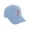 Light Blue, variant on Low Profile Adjustable Baseball Dad Hat Cap Old English Font, Black Hat Red R