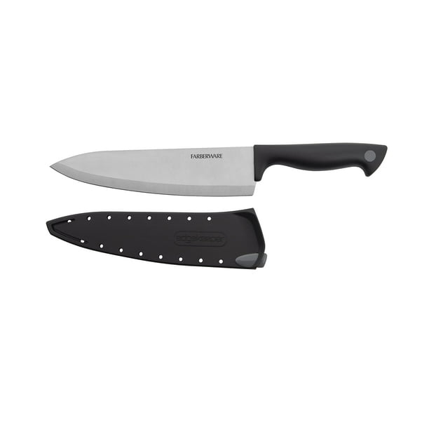 Cuchillo de chef Farberware Edgekeeper de 20 cm de alto, acero inoxidable