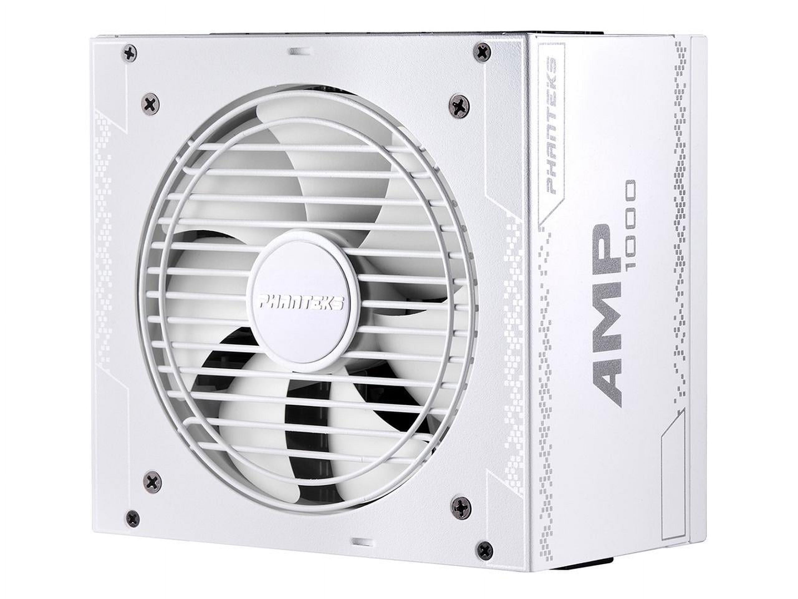 Phanteks AMP 1000W V2 80PLUS Gold White Edition, ATX Power Supply, 12VHPWR  Included, Fully Modular, Hybrid Mode, Silent fan, Revolt PRO LINK Certified