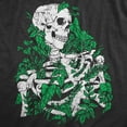 thumbnail image 2 of Mens Skeleton Overgrown Plants T Shirt Funny Death Nature Lovers Tee for Guys Graphic Tees, 2 of 9