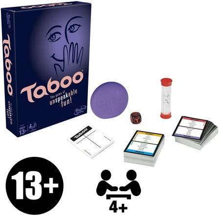 Taboo Board Game, Guessing Game For Kids Ages 13 and Up, 4 or More Players