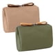 thumbnail image 1 of 2pzs Bolsa de Maquillaje para Mujer, 16×10cm Cosmetiquera de Viaje para Maquillaje,Neceser de Maquillaje Impermeable para Mujer,con Cremalleras Dobles y Compartimentos Internos (Verde + Caqui), 1 of 7