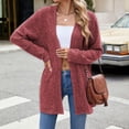 thumbnail image 4 of Cardigan Sweaters for Women Lightweight Open Front Long Sweater Plus Size Knit Casual Fall Outfits with Pocket, 4 of 7