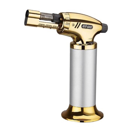 Wovilon Metal Lighter Direct Blast Flameproof Burner Outdoor Barbecue Kitchen Baking Lighter Lighter Torch Lighter For Candle