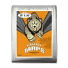 Grizzly Tarps 20 x 30 Feet Silver Heavy Duty Multi Purpose Waterproof Poly Tarp Cover 10 Mil Thick 14 x 14 Weave