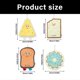 thumbnail image 3 of Corals Fleece Hand Towel for Kids Wall Mounted Bathroom Towel Absorbent Lovely Shape Hygienic Solution Toast style, 3 of 5