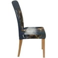 thumbnail image 3 of RYLABLUE Giraffe Pattern Stretch Chair Cover Protector Seat Slipcover for Dining Room Hotel Wedding Party Set of 6, 3 of 5