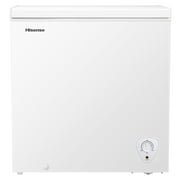 Hisense 7 Cu Ft Chest Freezer White - compact, Energy-efficient freezer ideal for bulk food storage in homes, garages, and small spaces