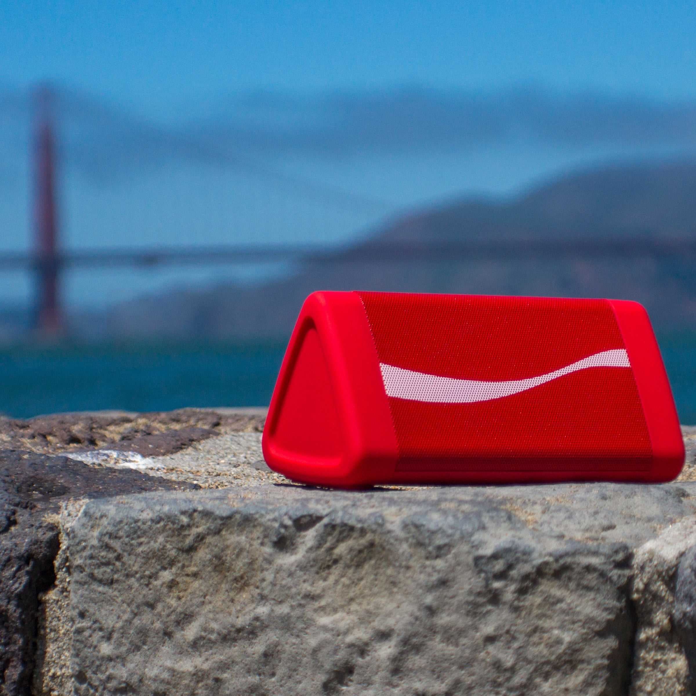OontZ Angle 3 Coca-Cola® Edition - Enhanced Stereo IPX5 Splashproof Bluetooth Speaker with Volume Boost, Bass Radiator, 100' Range Bluetooth 4.2