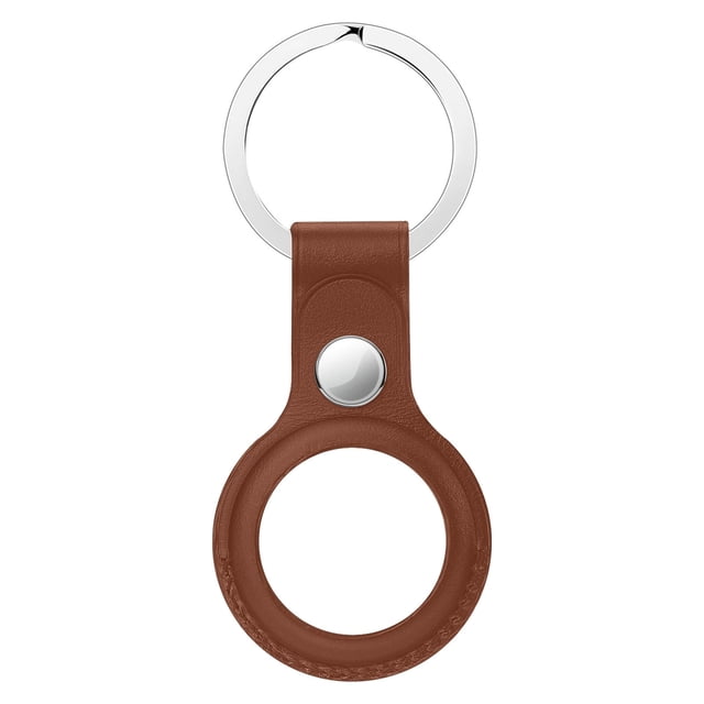 Para AirTag Funda de cuero Funda de llavero Funda protectora de rastreador de piel