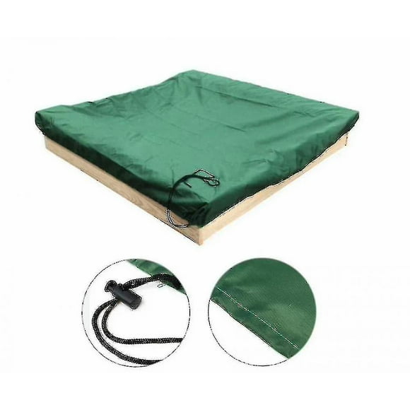 Sandbox Cover With Drawstring, Square Dust-proof Beach Sandbox Cover, Waterproof Sandpit Swimming Pool-KEEW