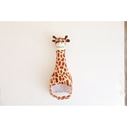 NUOLUX Giraffe Costume Hat Plush Hat Funny Giraffe Shape Headwear Novelty Animal Hat