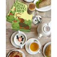 thumbnail image 4 of Yellow St. Patrick's Day Kitchen Dish Towels for Drying Dishes Set of 3, Green Lucky Clovers Dog Waffle Weave Microfiber Hand Tea Bathroom Towels Quick Dry & Absorbent Towel 15.7x23.6, 4 of 7