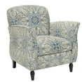 thumbnail image 2 of Escher Accent Chair Blue Multi/Brown See below, 2 of 4