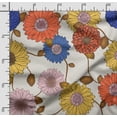 thumbnail image 2 of Soimoi Floral Print, Silk Fabric, Decor Sewing Fabric by The Yard 42 Inch Wide,Decorative Fabric for Shirts Suits Ties, Multicolor, 2 of 5
