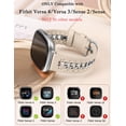 thumbnail image 2 of Correa de piel Minyee para Fitbit Versa 4, 2 of 6