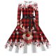thumbnail image 3 of Vestidos Casuales Para Mujer 派对 Moda Femenina Casual Navidad Cuello En V Mujeres Navidad Gráfico Elegante Vestidos Sin Mangas Moda Sexy Floral, 3 of 3