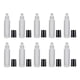 thumbnail image 3 of 10 frascos roll-on de vidrio de 10 ml para aceites esenciales, recargables, para fragancias y masajes. Mate claro, 3 of 6