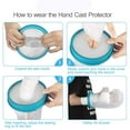 thumbnail image 4 of Waterproof Hand Cast Covers for Shower Bath, Adult Watertight Wrist Protector Resuable Wound Bandage Sleeve Bag for Broken Hand, Fingers, Surgery, Burns[2025 Upgrade], 4 of 7