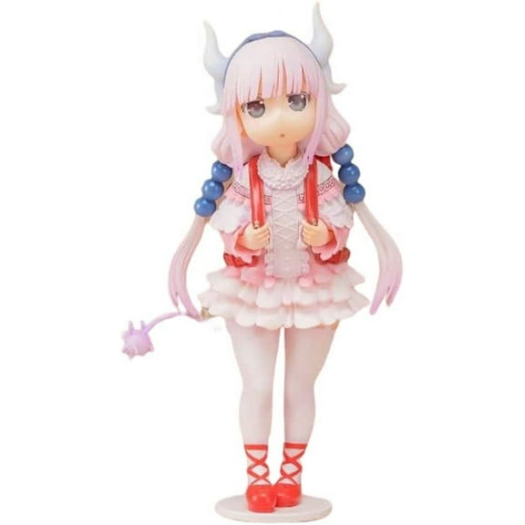 New Miss Kobayashi's Dragon Maid Kanna Kamui 1:6 Scale Character Anime Statue Figure Desktop Ornament Popular Decorations Fan Souvenirs Creative Gift Collection 16cm/6.2inch