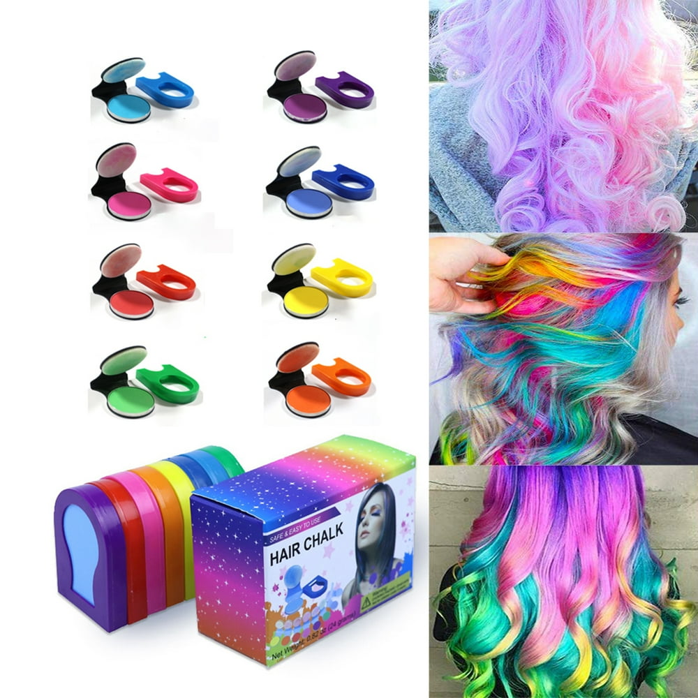 Hair Chalk Pinkiou Temporary Bright Hair Color Dye for Girls Kids