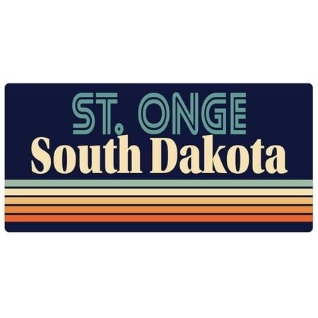 

St. Onge South Dakota 5 x 2.5-Inch Fridge Magnet Retro Design