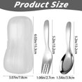 thumbnail image 3 of Forks And Spoons for Kitchen Household 6-Piece Fork and Spoon Set Stainless Steel User-friendly for Home Kitchen Use, 3 of 7