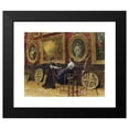 thumbnail image 2 of Louis Béroud 24x20 Black Modern Framed Museum Art Print Titled - The Copyists in the Museum You Louvre (1909), 2 of 5
