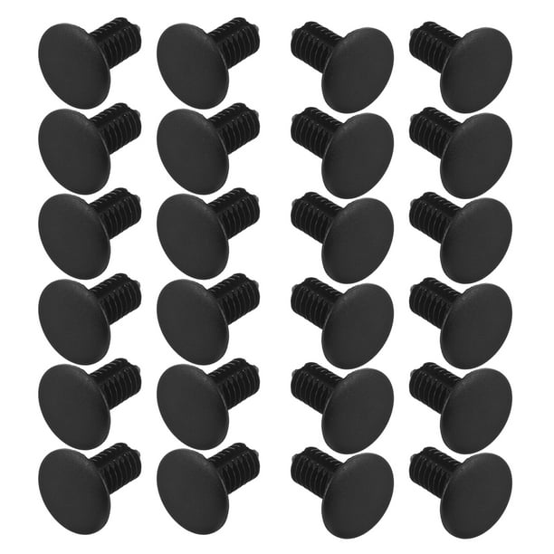 50 Uds. Clips de remaches de retención automotrices, pasadores de empuje de parachoques, Clips de sujeción de plástico, Clips de ajuste automotrices para suministros de ensamblaje de automóviles