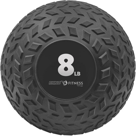 Champion Sports Rhino Fitness Slam Ball, 8 Pounds, Black