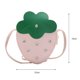 thumbnail image 2 of Bolsa de hombro de fresa para niños cruzado de PU con remaches a la moda para niñas monederos bonitos JShteea Para Estrenar, 2 of 9