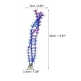 thumbnail image 2 of Unique Bargains 3 Pcs Aquarium Plants Decorations Artificial Aquatic Plant Purple Blue, 2 of 7