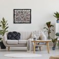 thumbnail image 2 of Stupell Industries Urban Style Abstract Splatter Abstract Painting Black Floater Framed Art Print Wall Art, 31 x 25, 2 of 9