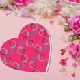thumbnail image 2 of Koyal Wholesale Valentine's Day Heart Shaped Gift Box with Lid, Handcuffs Design, Reusable Heart Box, 8"x6", 1-Pack, 2 of 5