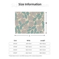 thumbnail image 4 of YFYANG Lightweight Warm Flannel Blanket, Vintage Floral Graffiti Throw Blanket for Bed, Sofa, Travel, Camping, 40"x30", 4 of 7