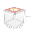 thumbnail image 2 of 1Pc Transparent Annual Meeting Lottery Box Prank Simple Draw Box, 2 of 5