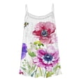 thumbnail image 5 of SMihono Hauts pour Femmes Débardeur pour Femmes Mode Débardeur d'Été pour Femmes à Col Rond Sans Manches Imprimé Décontracté Camisole Blouse Débardeurs pour Femmes Hauts d'Été pour Femmes, 5 of 5
