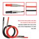 thumbnail image 3 of Línea De Prueba De Conector Tipo Banana De 4 Mm Con Tapa Protectora Estándar, Diseño Antideslizante, Cables De Silicona Flexibles, Cable Moldeado Por Inyección Para Multímetro, 3 of 7