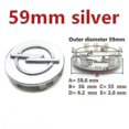 thumbnail image 3 of 4 Uds. Tapas centrales de cubo de rueda de coche 56mm 59mm 60mm 64mm 68mm cubierta para Opel Mokka Insignia Zafira Corsa T, 3 of 4