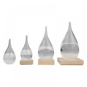 PROJECTRETRO Project Retro Storm Glass Weather Forecaster, Stylish and Creative Drop-Shaped Glass Barometer, Weather Station for Home and Office Decoration