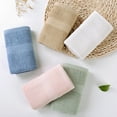 thumbnail image 2 of Nvzi 4-Pcs brown Wash Cloth for Face, 7634cm/29.9213.39in Bamboo Fiber, Soft Towels for Bathroom, Gentle Clearance, Towels for Home Daily Facial Cleansing, 2 of 4