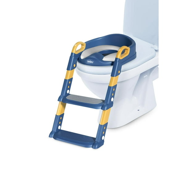 Asiento Entrenador para Niños Shimy Con Escalera Plegable para Baño