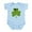 Sky Blue, variant on CafePress - Pirate Shamrock Infant Bodysuit - Baby Light Bodysuit, Size Newborn - 24 Months
