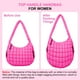 thumbnail image 5 of Bandolera Iqimott, acolchada, acolchada, de nailon, color rojo, 5 of 7