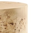 thumbnail image 5 of Coffee Sofa Side Table, Natural Burl, Wood, Round, Living Kitchen Cafe Bistro Hospitality Restaurant, Modern Contemporary HB35890, 5 of 9