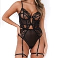 thumbnail image 5 of Ropa interior de estilo primaveral y veraniego, medias bordadas sexys europeas y americanas, mono moldeador de cuerpo para el hogar, ropa de mujer, 5 of 5