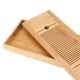 thumbnail image 3 of 1 mini plateau à thé en bambou, assiette à thé chinoise Gongfu pour la maison ou le bureau, 38 x 15 cm, 3 of 4