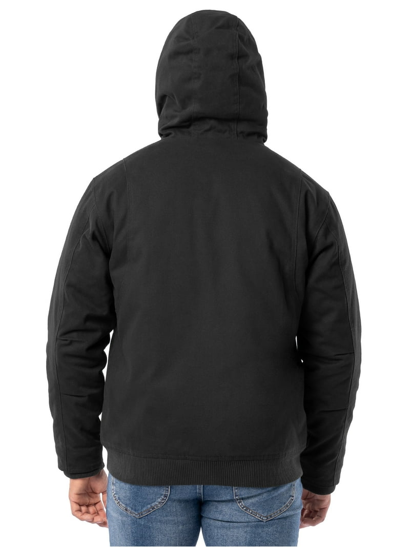 WELL SUITED ZIP HOODIE - ブラック L Wells Lamont Men's Workwear Insulated Duck Quilted Lined