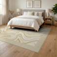 thumbnail image 3 of ODIKA 6'x9' Washable Area Rug Easy Care, Non-Shedding, Mosaic Key Sculpture Motifs Sculptures Abstract Greek Refined for Queen Size Bedroom Under Bed Master Suite, 3 of 7