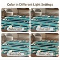thumbnail image 7 of ODIKA 8'x10' Washable Area Rug Non-Shedding, Easy Care, Striped Coral Reef Starfish Seashell Border Nautical Motifs Marine Flowing for King Size Bedroom Under Bed, Master Suite, 7 of 7